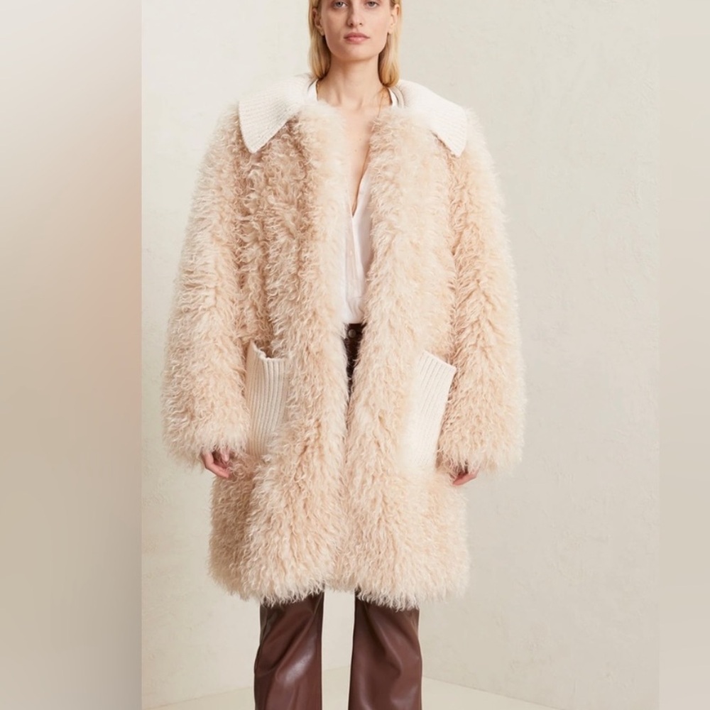 A.L.C faux fur coat